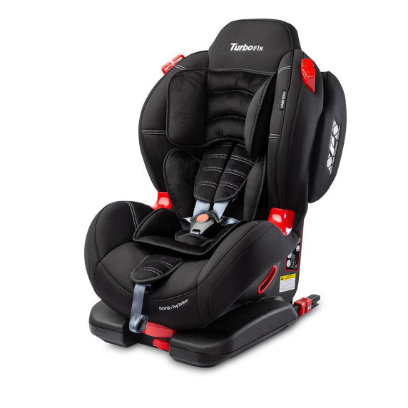 Autósülés CARETERO Sport TurboFix 2016 9-25 kg - fekete
