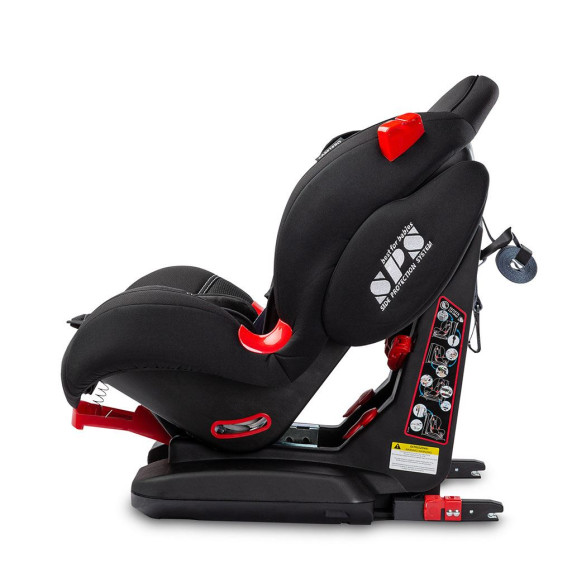 Autósülés CARETERO Sport TurboFix 2016 9-25 kg - fekete