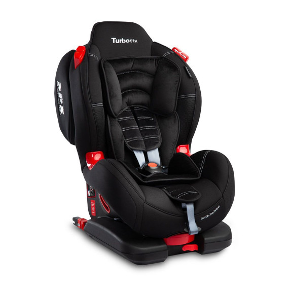 Autósülés CARETERO Sport TurboFix 2016 9-25 kg - fekete