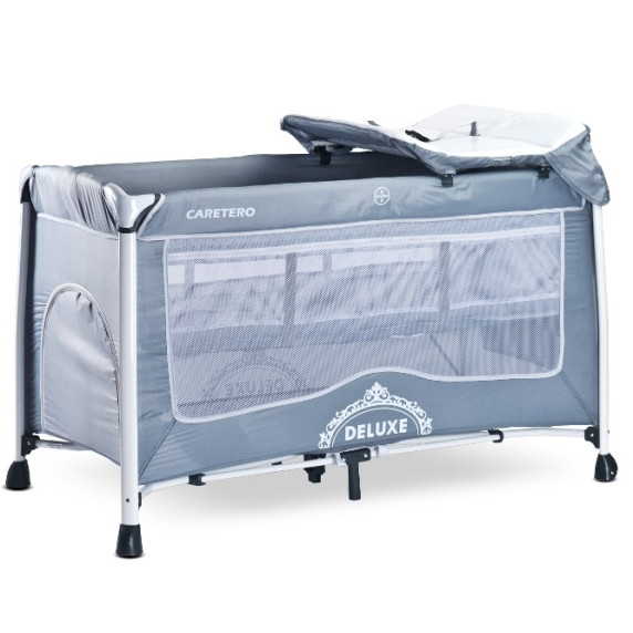 Cestovná postieľka CARETERO Deluxe grey