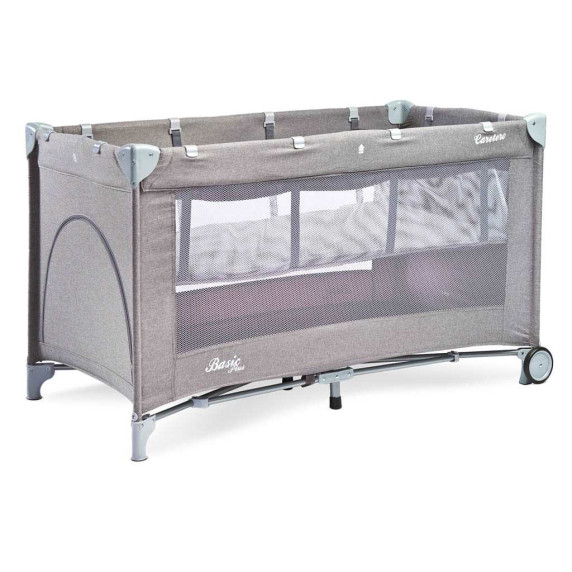 Cestovná postieľka CARETERO Basic Plus 2017 grey