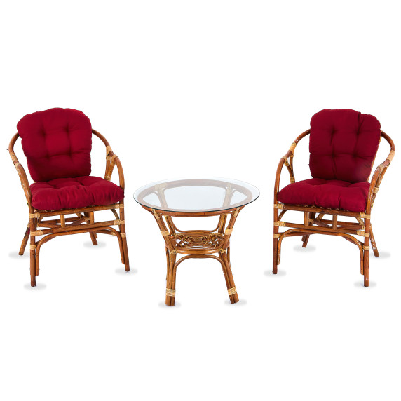 Ratanová zostava Aga SITA - Colonial Maroon