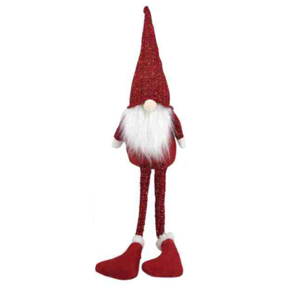 Karácsonyi manó figura 55 cm Inlea4Fun - Piros