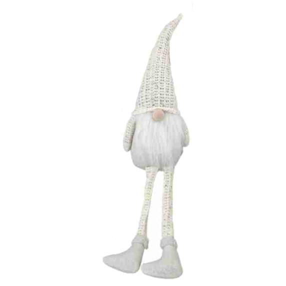 Karácsonyi manó figura 55 cm Inlea4Fun - Fehér