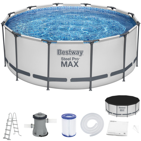 Piscină - 366x122 m - BESTWAY 56420 Steel Pro Max
