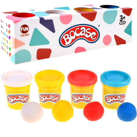 Set plastilină - 4 culori - Inlea4Fun BOCASE