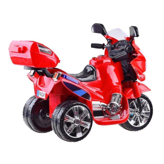 Motocicletă electrică cu iluminare LED - albastru - Inlea4Fun