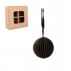 Set de globuri de Crăciun din 4 bucăți de 7 cm - negru - 