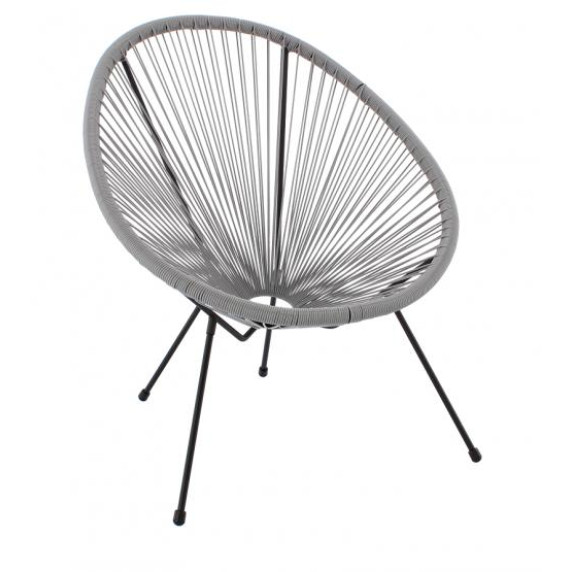 Fotoliu gradină GardenLine 70 x 80 x 39,5 - 86 cm FAT3518 - gri