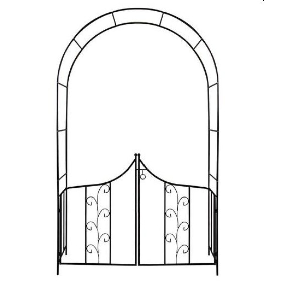 Pergolă metalică - 138 x 40 x 240 cm - InGarden