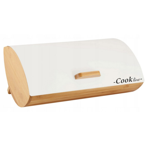 Kenyértartó + tea/kávé/cukor tárolódoboz Cook Line AGLIO - Fehér