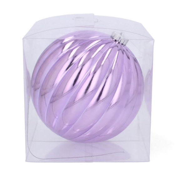 Glob de Crăciun - 1 bucată - 15 cm - Inlea4Fun - mov