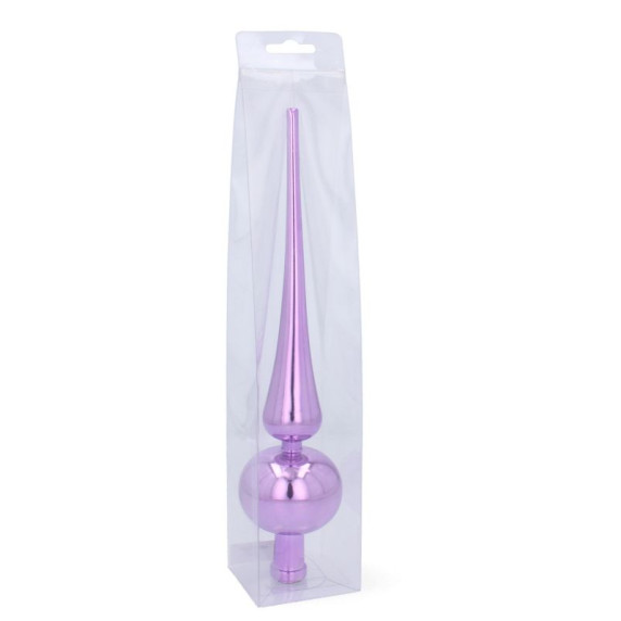 Vianočný špic 30 cm - fialový