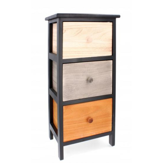 Comodă cu 3 sertare - 30 x 23 x 61,5 cm - OLD FASHION - InGarden