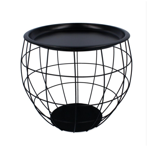 Konferenčný stolík 35 x 38 x 33 cm Inlea4Home 9191 - čierny