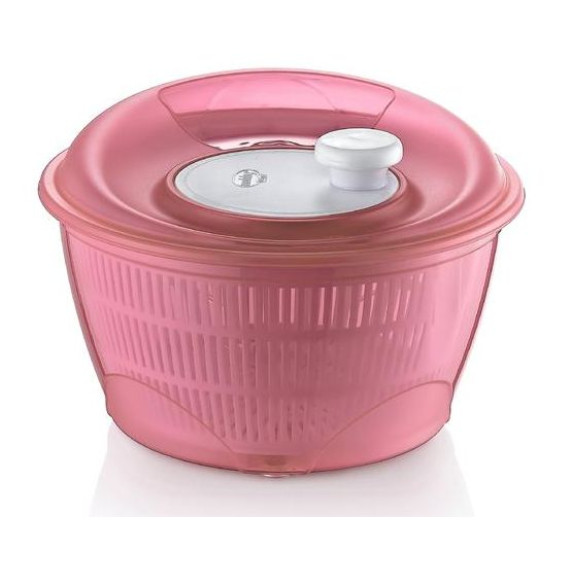 Salátacentrifuga 5 l Inlea4Home -rózsaszín