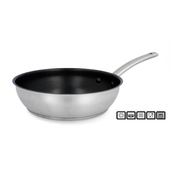 Vysoká panvica s nepriľnavým povrchom 24 cm Inlea4Home