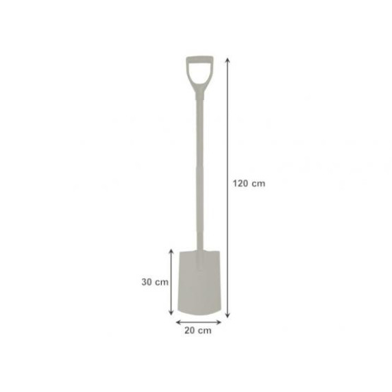 Záhradný rýľ s oceľovým madlom GARDEN LINE  120 cm