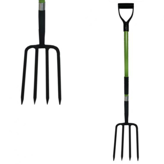 Kerti villa 4 ágú üvegszálas fogantyúval GARDEN LINE 120 cm