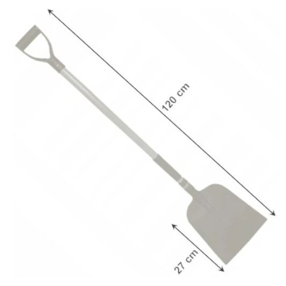 Homok lapát üvegszálas fogantyúval GARDEN LINE 120 cm