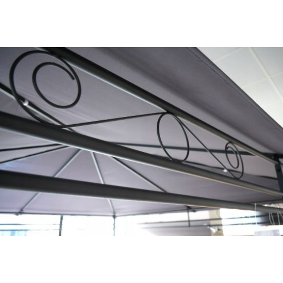 Foișor grădină - Garden Line 3 x 3 x 2,55 m - gri
