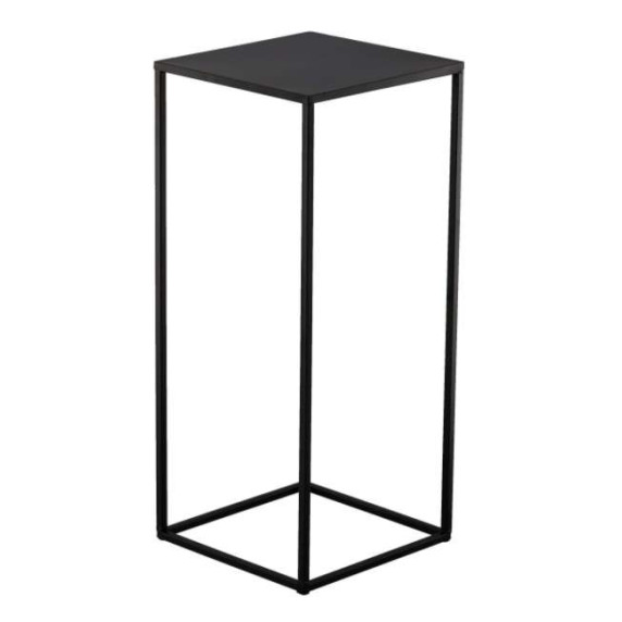 Fém virágállvány 26x26x60 cm Inlea4Home 9268  - fekete