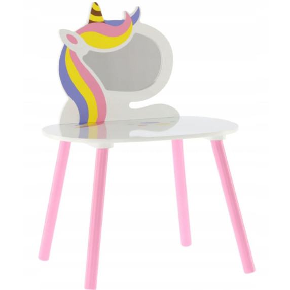 Măsuță de toaletă pentru copii, Lily - unicorn PHO4621 
