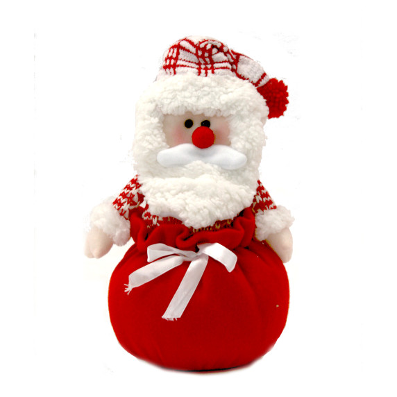 Plyšový Mikuláš vo vreci 29 cm Inlea4Fun