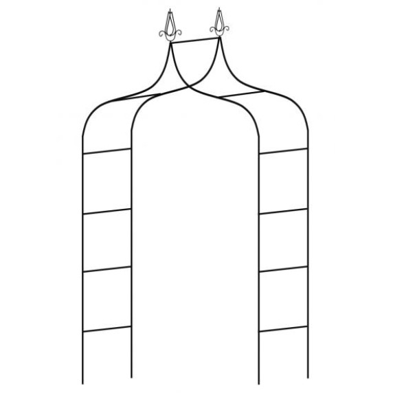 Kerti fém boltív 150 x 37 x 240 cm GARDEN LINE