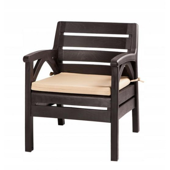 Kerti bútor szett 2 személyes heverővel GARDEN LINE SANTANA 8682 - Barna