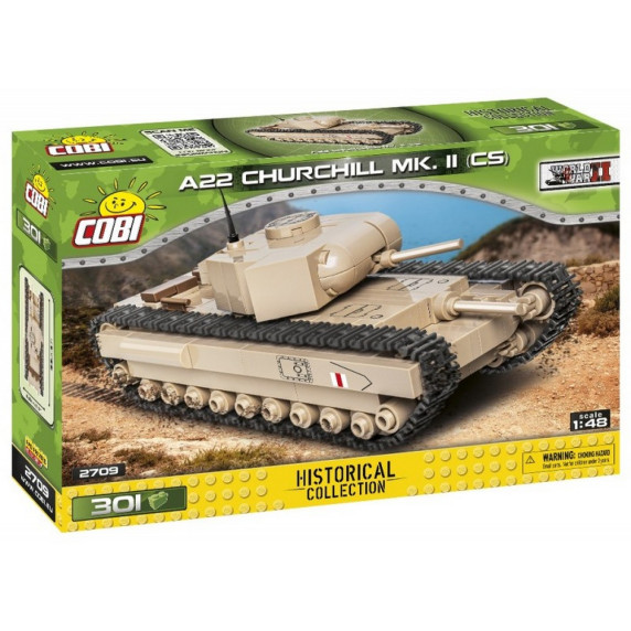 COBI-2709 WORLD WAR II A22 WW Churchill Páncélozott jármű tank