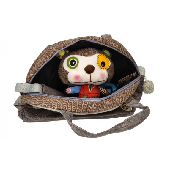 Geantă de umăr pentru copii - EcoSnoopers Monkey