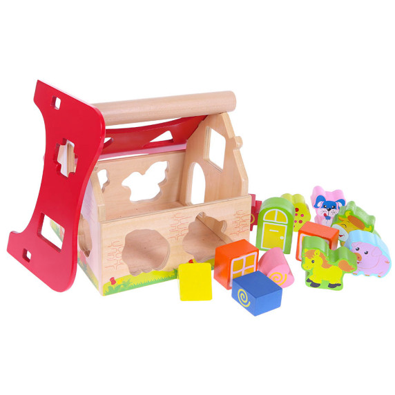 Formabedobó  ECOTOYS - tanyasi házikó