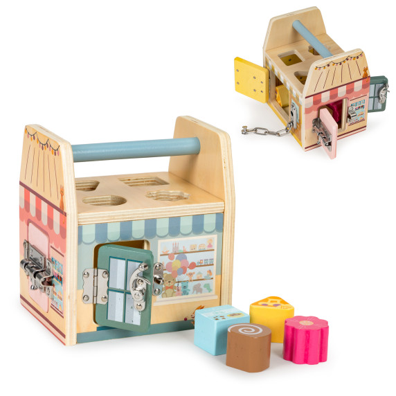 Fa oktatókocka ECOTOYS