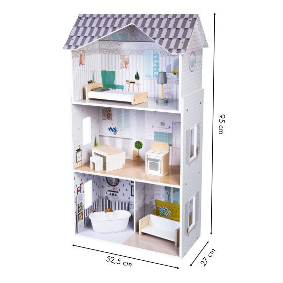 Domček pre bábiky ECOTOYS Grace Residence