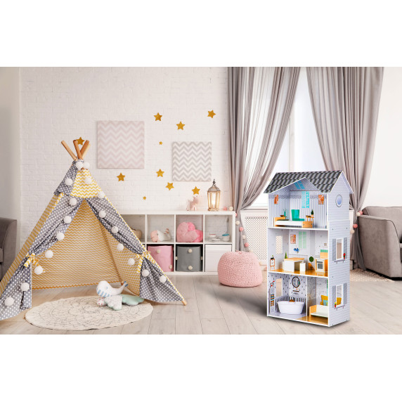 Domček pre bábiky ECOTOYS Grace Residence