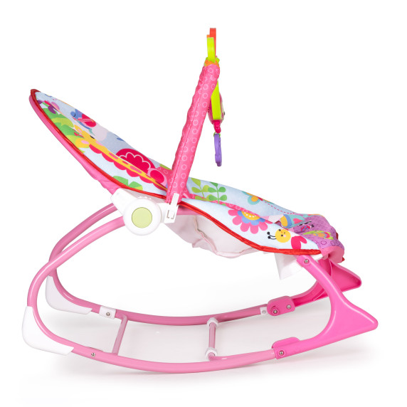 Scaun balansoar -  2 în1- ECOTOYS - roz