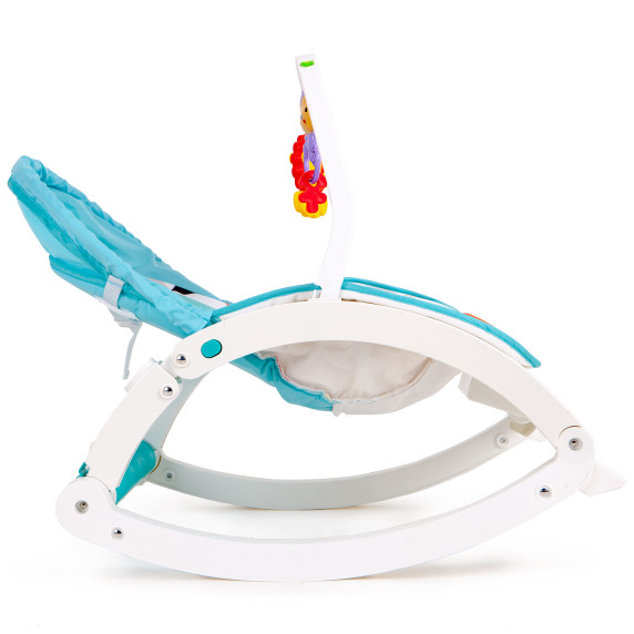 Scaun balansoar cu vibrații 2 în 1 - ECOTOYS - Color triangle