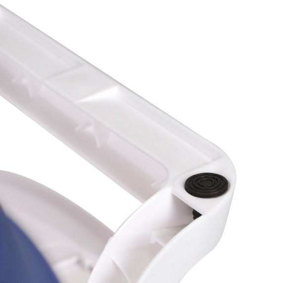 Cadă bebe pliabilă cu scurgere și dop - ECOTOYS - albastru închis/alb