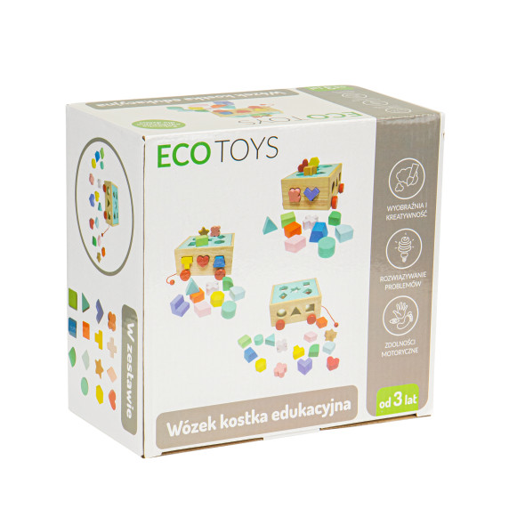 Formabedobós fa játék ECOTOYS 