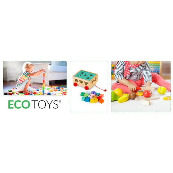 Formabedobós fa játék ECOTOYS 