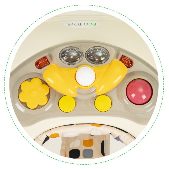 Bébikomp ECOTOYS J-888E BEIGE - bézs