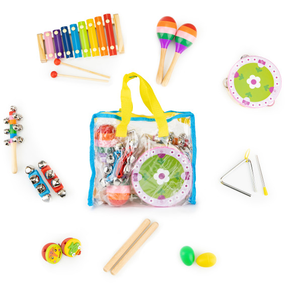 Zeneszett táskában, 14 hangszer ECOTOYS