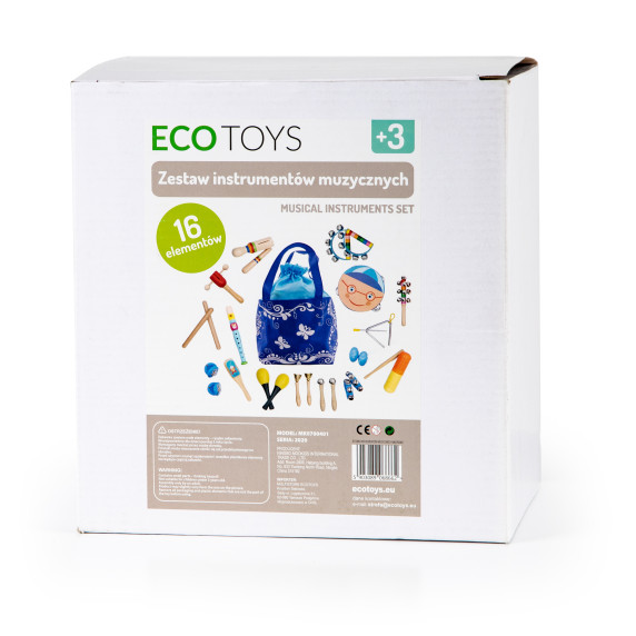 Zeneszett táskában, 16 hangszer ECOTOYS