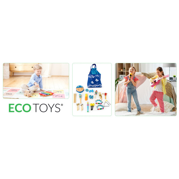 Zeneszett táskában, 16 hangszer ECOTOYS