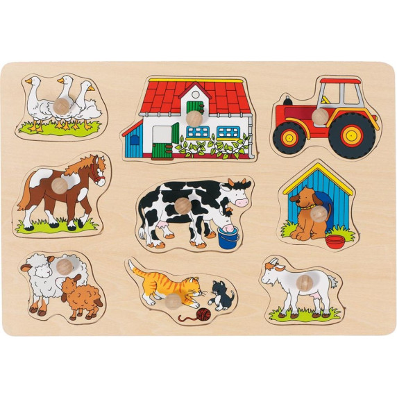 Fa kirakó, beillesztő játék GOKI - Farm II