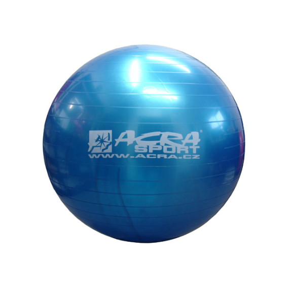 Minge de gimnastică (Gymball) 55 cm - albastru Acra