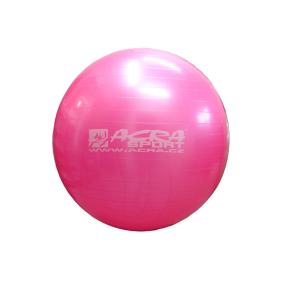 Lopta gymnastická (Gymball) 65 cm ružová