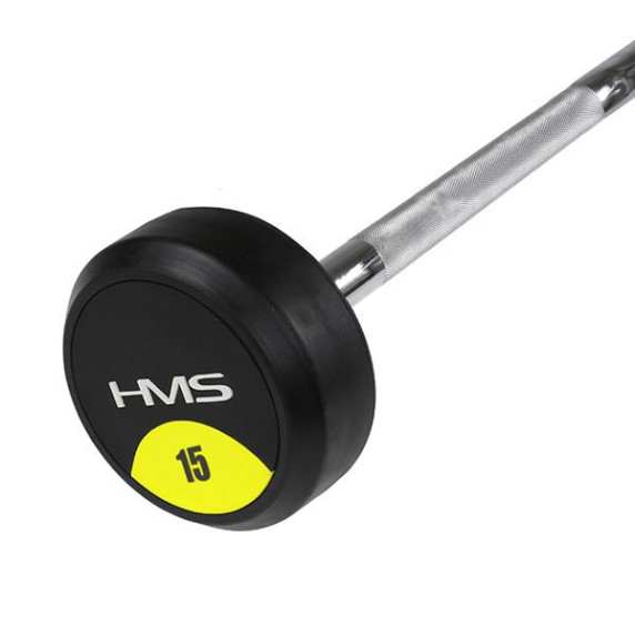 Rovná obojručné činka HMS Premium GSG-15 15 kg