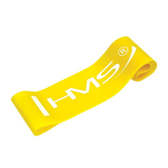 Bandă elastică fitness - HMS GU04 - galben